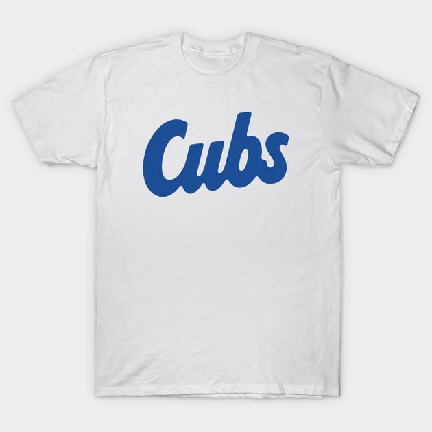 Cubs on Retro 80's Syle T-Shirt by From Nowhere